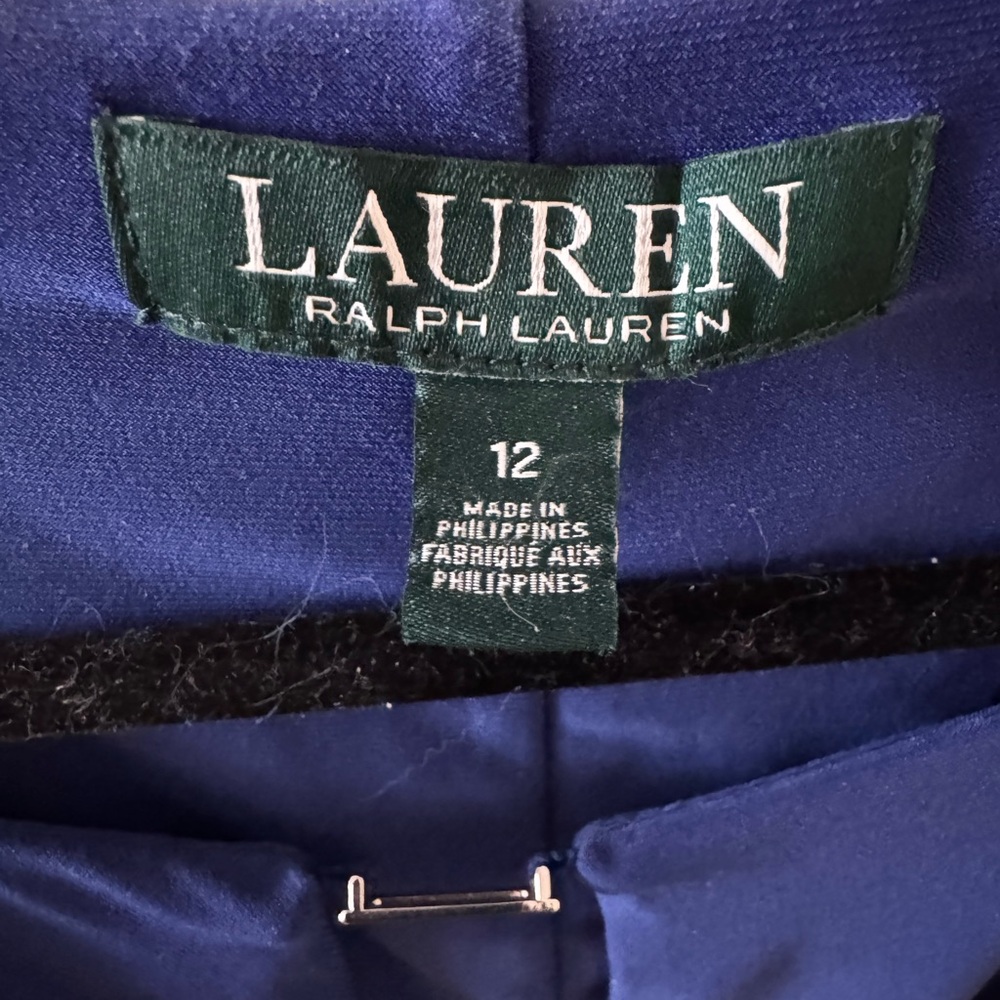 Ralph Lauren Royal Blue Long Sleeve Dress - Picture 6 of 6
